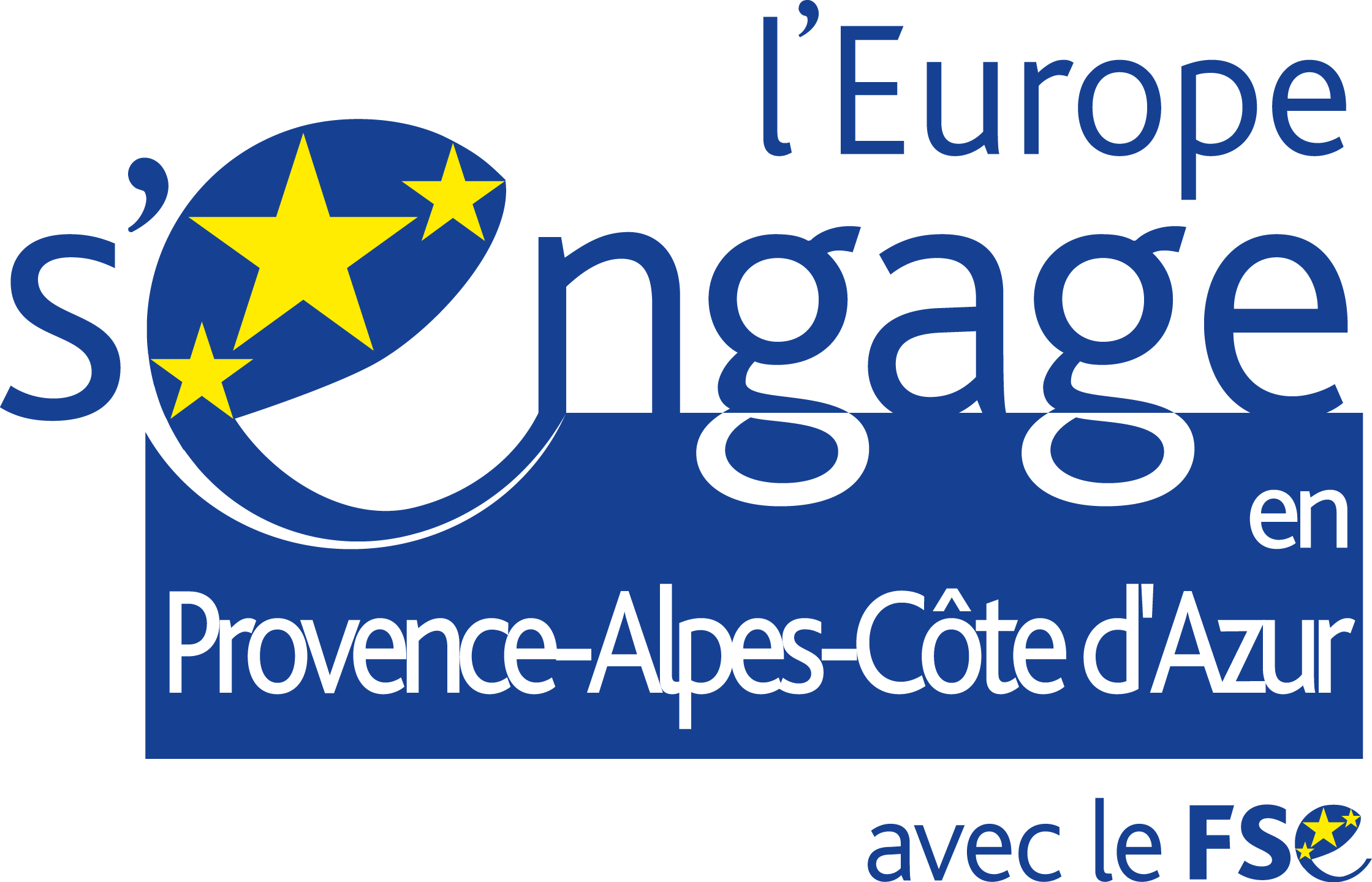 Logo FSE : l'Europe s'engage en Provence-Alpes-Côte-d'Azur