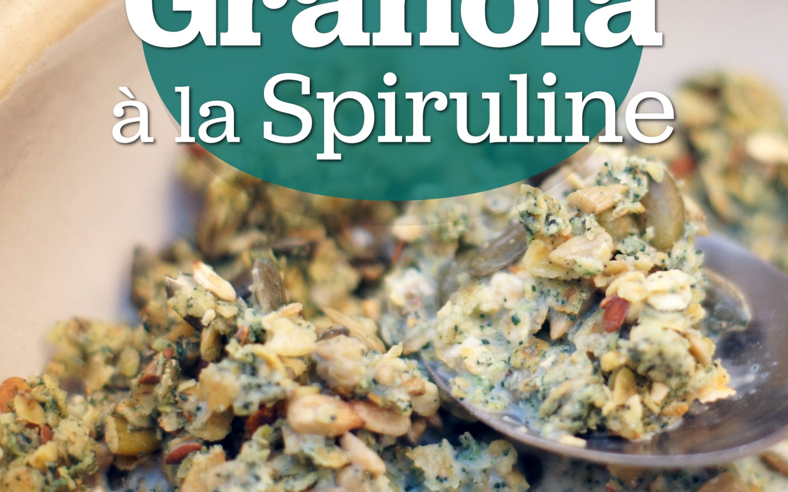Granola à la spiruline Facebook