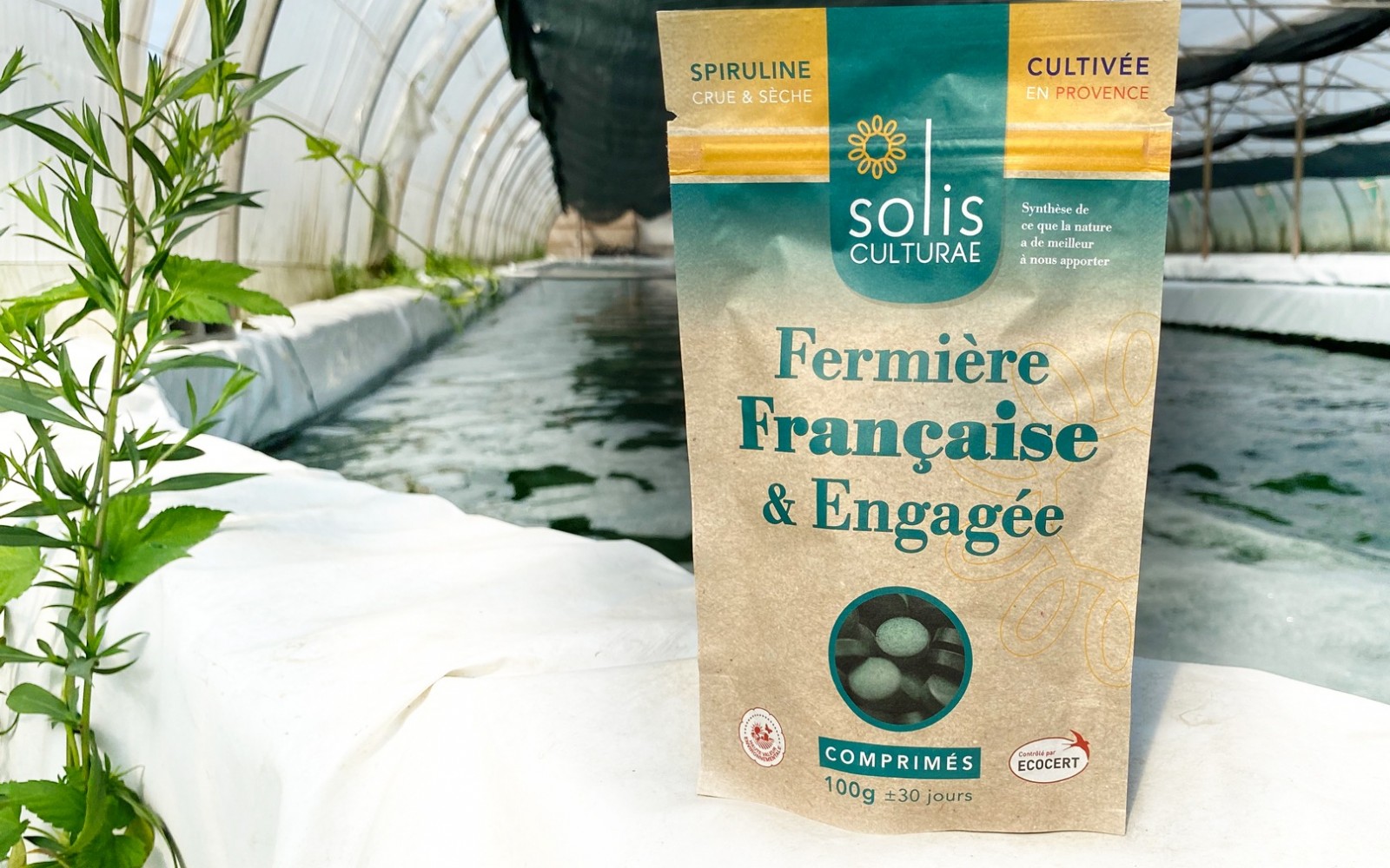 Nouveau packaging, une spiruline fermière française et engagée