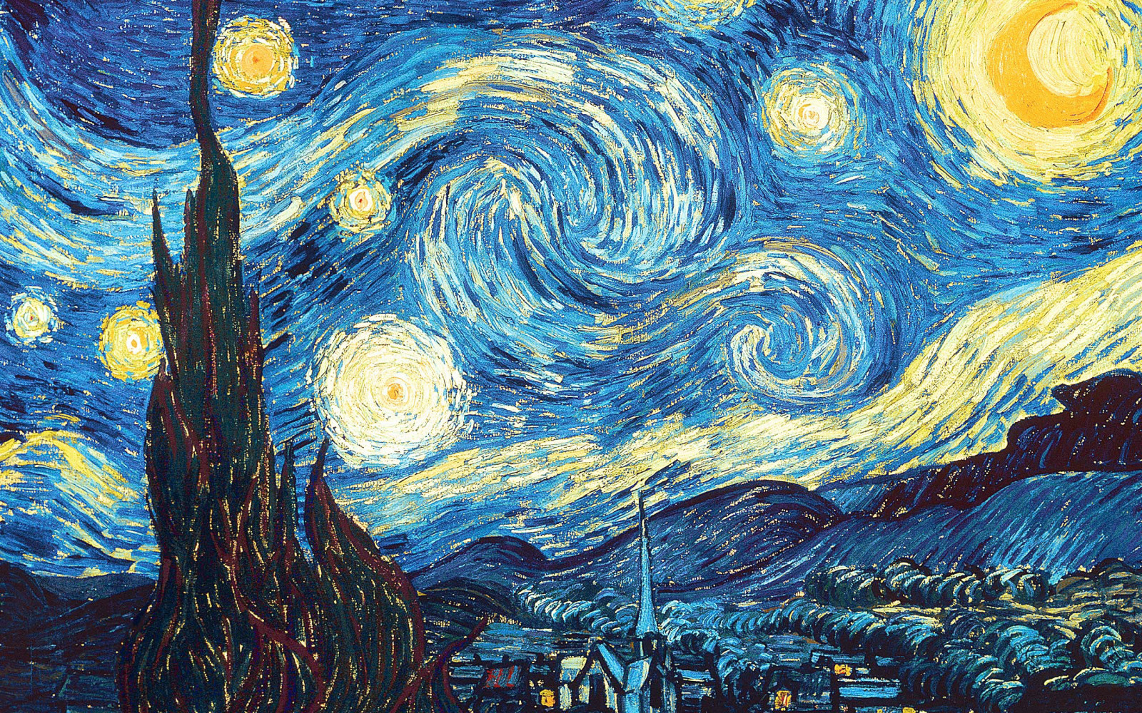 Van Gogh, la nuit étoilée 1888