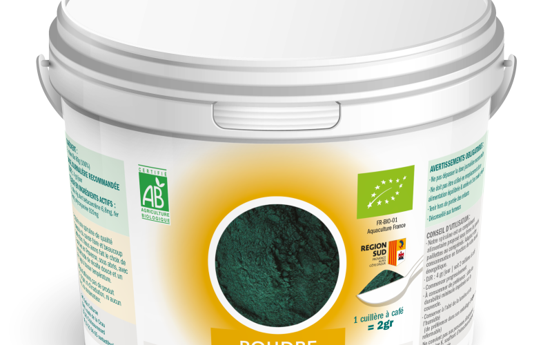 Aperçu packaging poudre de Spiruline Solis 5kg en vrac