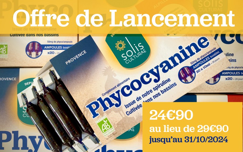 Offre de lancement phycocyanine Solis Culturae