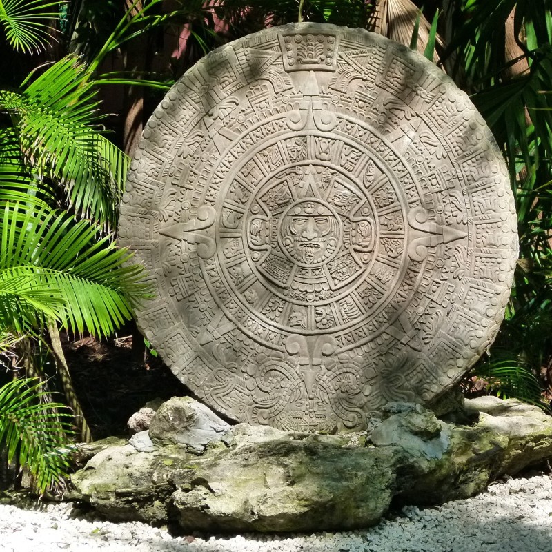 Calendrier aztèque (crédit photo : Dieter Martin de Pixabay)