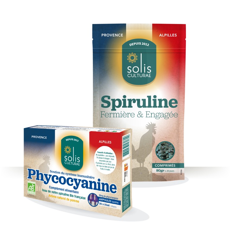 Le combo santé : phyco + 300 gr de spiruline en comprimés