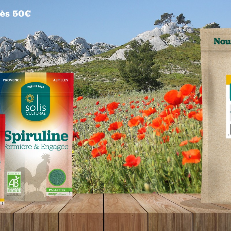 Nouveaux packagings en 80, 300 et 1000gr