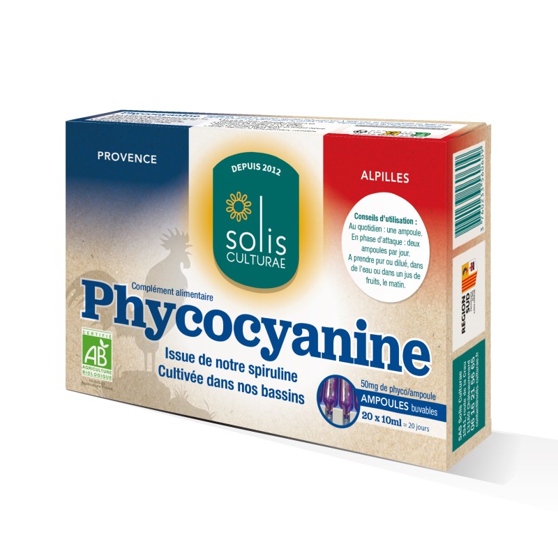 Packshot de notre phyco 5g/l en ampoules 