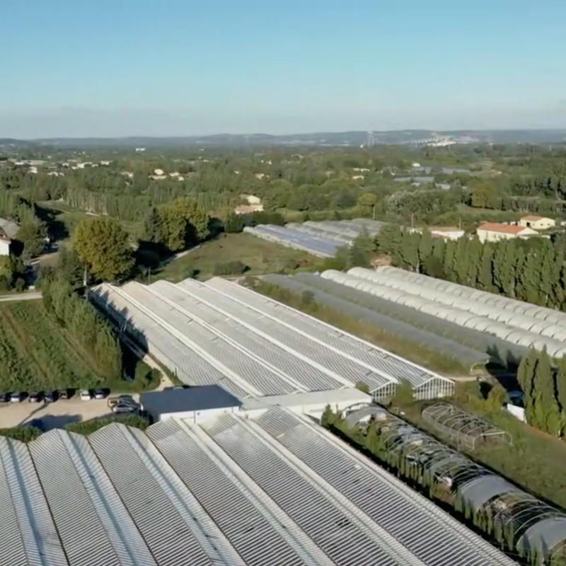 Photo de la ferme des Confines vue du ciel (crédit photo RMC Story)