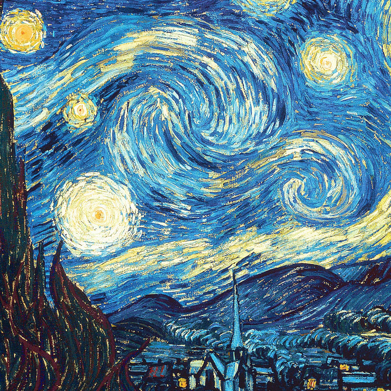 Van Gogh, la nuit étoilée 1888